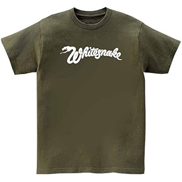 ホワイトスネイク Amazon | Whitesnake T Shirt Circle Snake Band Logo 新しい